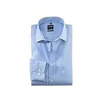 olymp homme chemise business à manches longues luxor,modern fit,new kent,blau 15,46