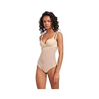wolford femme body string gainant formant tulle nude 40