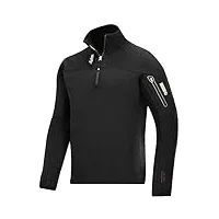 snickers 94350400006 body mapping pull-over ½ zip taille l noir