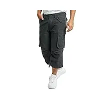 brandit industrie 3/4 homme cargo short pantalon, plusieurs couleurs, taille s à 7xl - anthracite, l