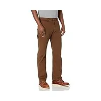 dickies - - le du250 homme relaxed straight fit lightweight canard carpenter jean, 32w x 32l, dark brown