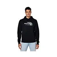 the north face men's drew peak hoodie homme tnf blk/tnf blk fr: l (taille fabricant: l)