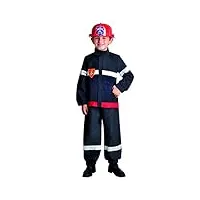 cesar - f173-002 - costume - déguisement - pompier boîte - 5 à 7 ans