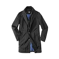 strellson top 02674 trench coat slim fit corell pour homme, noir (110)., 52