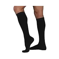 juzo 3520 short dynamic socks for men-size iv-black