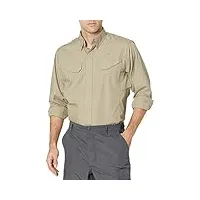 tru-spec chemise légère à manches longues pour homme moyen kaki