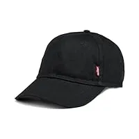 levi's homme classic twill red tab casquette de baseball, schwarz (black), taille unique eu