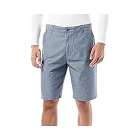 dockers perfect short classic fit, clarke chambray faded navy lightweight, 40w pour des hommes