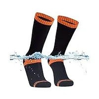 dexshell hytherm pro sock homme chaussettes imperméable thermique - noir - 39-42
