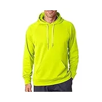 pf96 sweat-shirt ¨¤ capuche en molleton tech tech pour adulte - vert s¨¦curit¨¦, 3xl