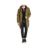 merc of london tobias - manteau - trench - manches longues - homme - vert (combat green) - xx-large (taille fabricant: xxl)