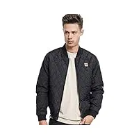 urban classics homme jacket, régulier, polyester, noir, xxl