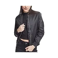 urban classics ladies basic bomber jacket blouson femme, noir (7), 38 (taille fabricant: m)