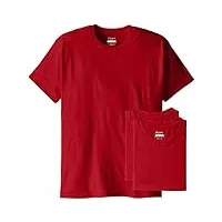 hanes men's comfortblend short-sleeve t-shirt (pack of three)