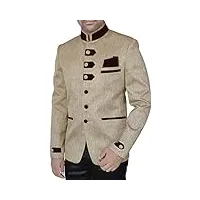 inmonarch glamorous rechercher beige 3 pc jodhpuri costume jo289l50 60 or 5xl (hauteur 182 cm a 189 cm) beige