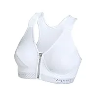 zsport zbra silver soutien-gorge de sport femme, blanc, 105g (taille fabricant : 105g)