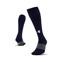 under armour chaussettes de foot solid over-the-calf chaussettes de sport homme midnight navy// white (410) fr: l (taille fabricant: lg)