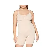 spanx ss1715-natural-xl, body minimiseur body femme, beige (soft nude 000), 48/50 (taille fabricant: 46/48)