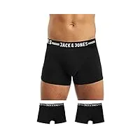 jack & jones boxers pack de 3 boxers black m black m