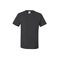 jerzees 5.6 oz, 50/50 heavyweight blend t-shirt (29m) pack of 2- charcoal grey,4xl