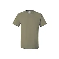 jerzees 5.6 oz, 50/50 heavyweight blend t-shirt (29m) pack of 2- khaki,5xl