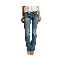 silver jeans women's tuesday low rise slim bootcut jean