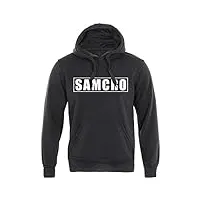 sons of anarchy samcro hoodie/sweater (s-3xl) redwood original jax teller s.