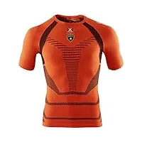 xbionic running man lamborghini t-shirt à orange sunshine-noir orange orange/noir s