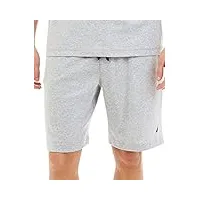 nautica short pour homme en tricot doux avec ceinture élastique - gris - x-large hauteur