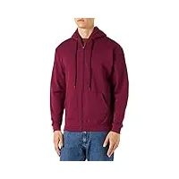 fruit of the loom homme pull-over classic sweat shirt capuche, bordeaux, m eu