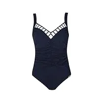 sunflair badeanzug basic maillot de bain, bleu nuit (30), 46/e femme