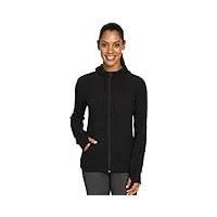 adidas pour femme athletics 24/7 365 full sweat capuche zipp , noir