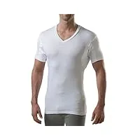 maillot antitranspiration pour homme avec coussinets d'aisselles antitranspirants (coupe slim, col en v)