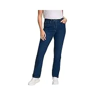 ulla popken femme coupe droite stretch jeans, bleu jean, 50