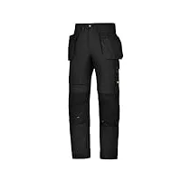snickers 62010404148 allroundwork pantalon de travail avec poches holster taille 148 noir