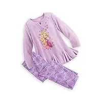 magasin princesse tangled raiponce fille 2 pc ¨¤ manches longues pyjama set taille 5/6