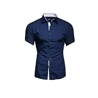 kayhan homme chemise manches courtes, florida navy (m)