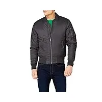urban classics basic bomber jacket homme, gris (cool grey 794), s