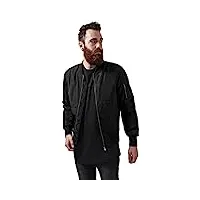 urban classics homme veste bomber bicolore contrastée blouson, noir (blk/blk 00017), m eu