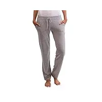 pantalon de sport | jogging | pyjama pour femme 100% cachemire (gris/gris clair, xs)