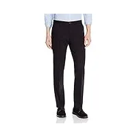 goodthreads pantalon chino habillé en tissu stretch confortable infroissable coupe droite homme, noir, 34w / 29l