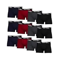 merish boxer pour homme 5/10 packs shorts rétro boxer en classique couleurs en coton avec élasthanne modell 213a m