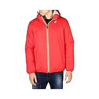 k-way le vrai 3.0 claude orsetto manteau imperméable, red, small homme