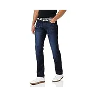 enzo ez324, jeans droits homme bleu (darkwash) w36/l30 (taille fabricant: 36 s)