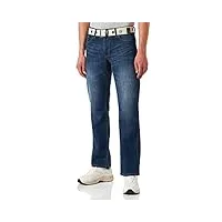 enzo ez15 jeans délavé, blue light wash, 40w / 32l (taille fabricant: 40r) homme