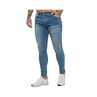enzo ez326, jeans skinny homme bleu (midwash) w34/l34 (taille fabricant: 34 l)
