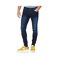 enzo, jeans skinny homme bleu (darkwash) w28/l30 (taille fabricant: 28 s)