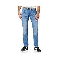 enzo ez324 jeans, blue light wash, 34w / 34l homme