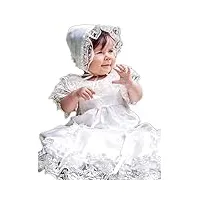 grace of sweden - costume de baptême - bébé (garçon) 0 à 24 mois blanc cassé off white bow 80/86, 11-18 month, chest 20,5 in.