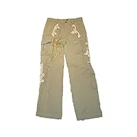 mason's pantalon cargo dsnake5yric - couleur : blanc, vert, 46